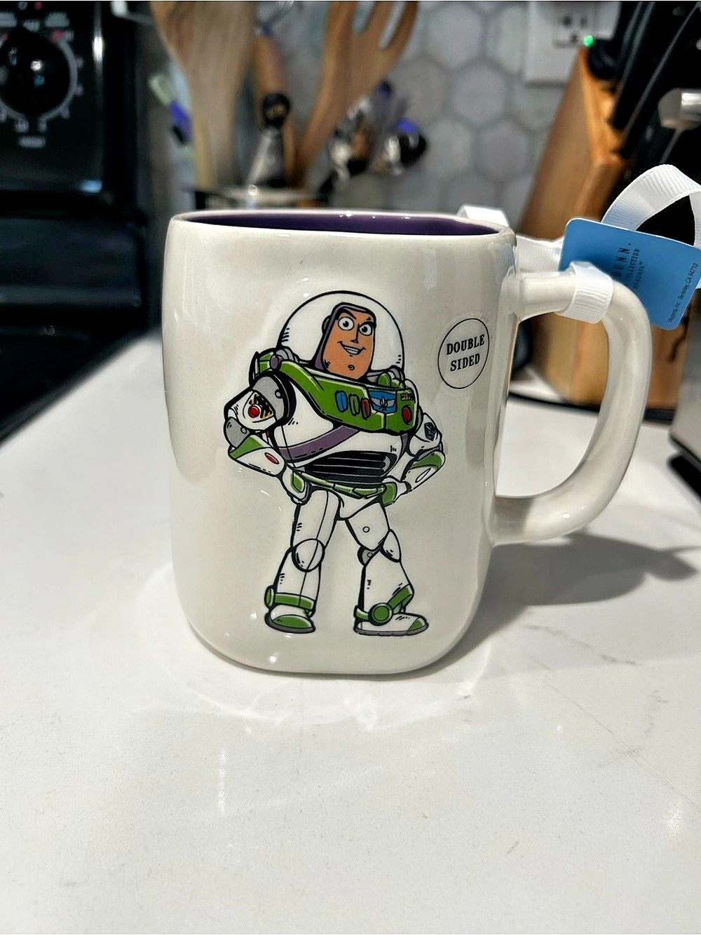 Rae Dunn Disney Pixar Buzz Lightyear Double Sided Mug
